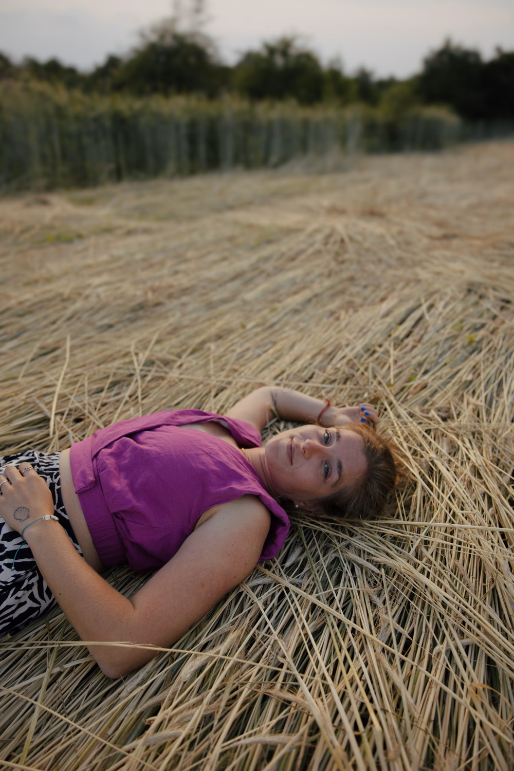 Golden Hour in the Straw Field • Image 6