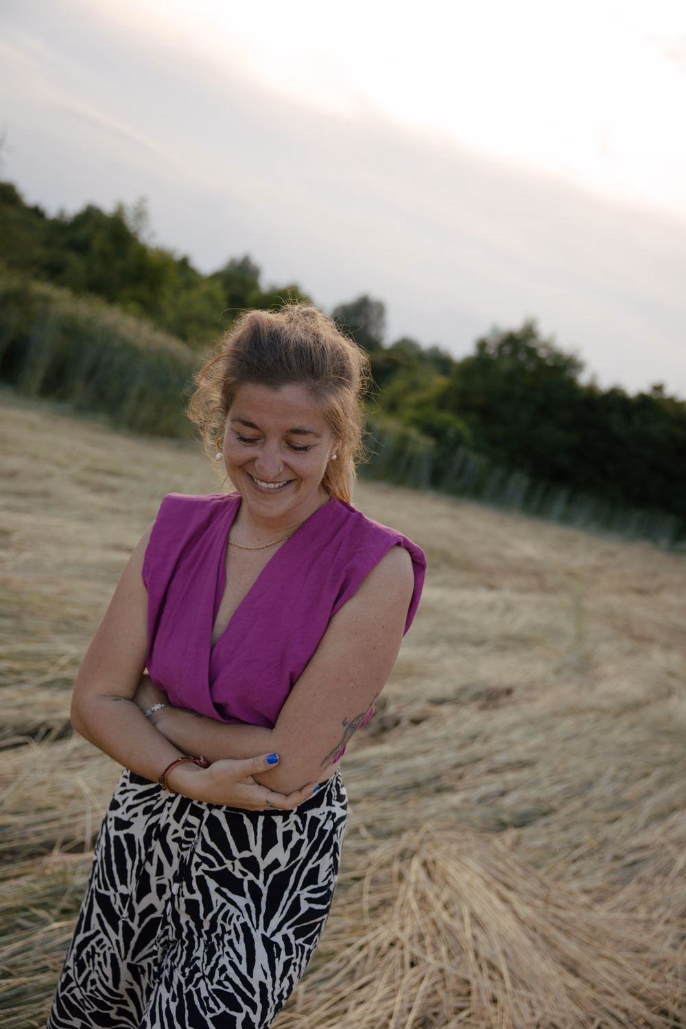 Golden Hour in the Straw Field • Image 7